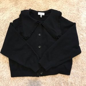 & other stories black sweater cardigan